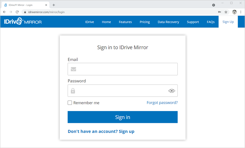 how do i install idrive on server2012 how do i install idrive on server2012